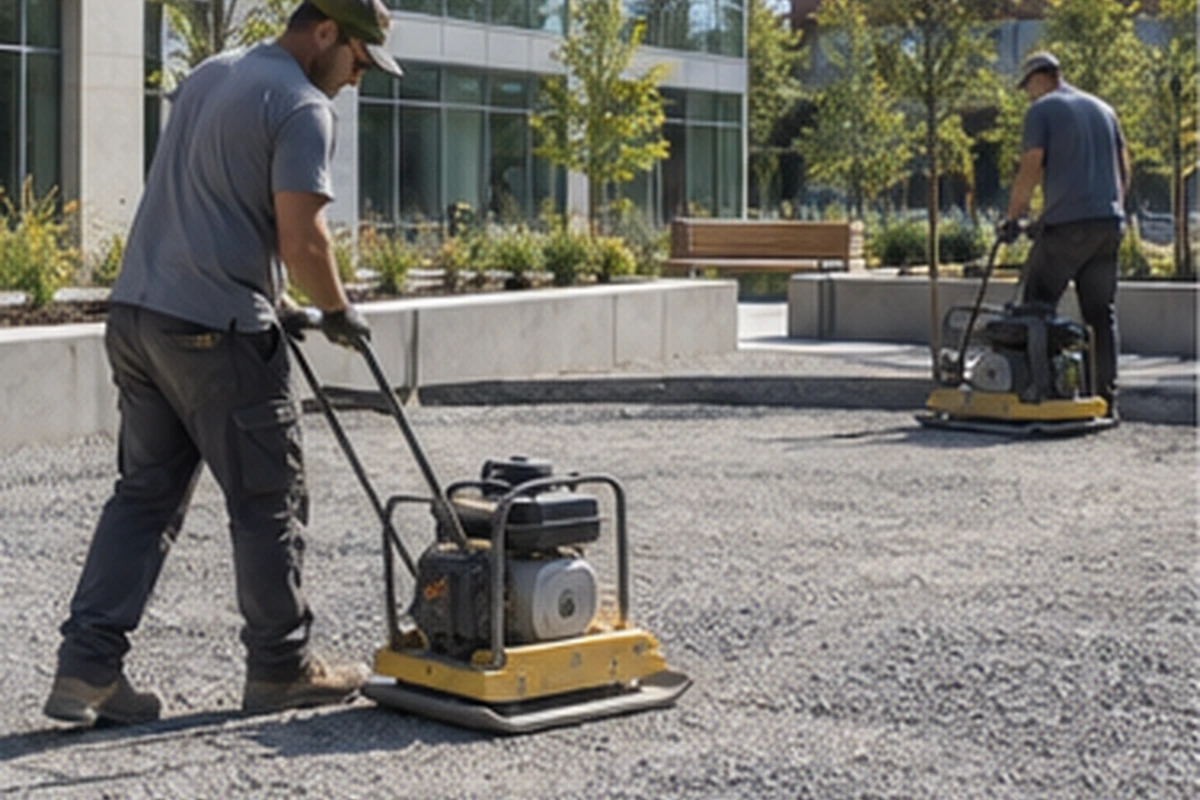 Commercial Artificial Turf active worksite overview in Kanata and western Ottawa, Ontario