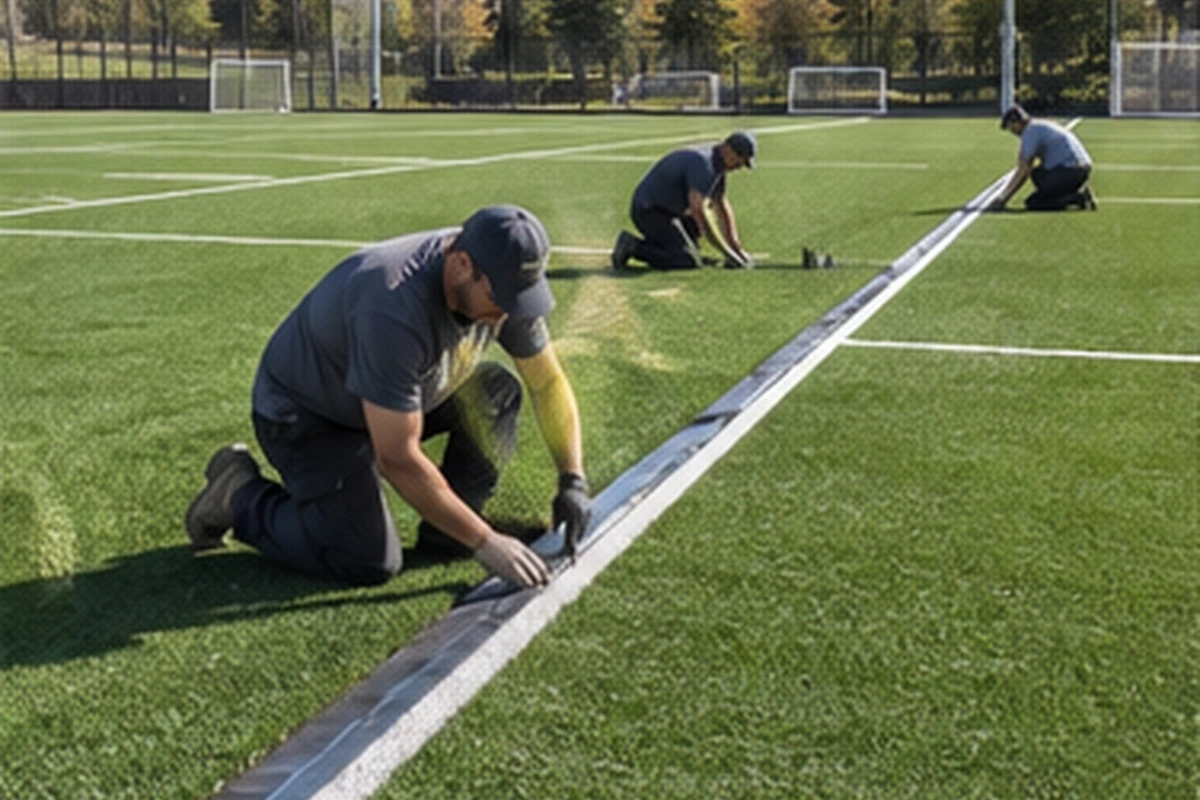 Sports Field Turf active worksite overview in Kanata and western Ottawa, Ontario